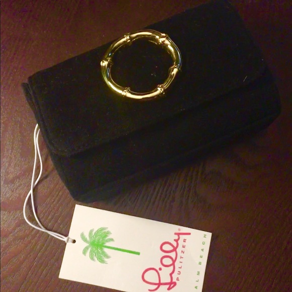 Lilly Pulitzer Handbags - Lily Pulitzer Velvet Clutch